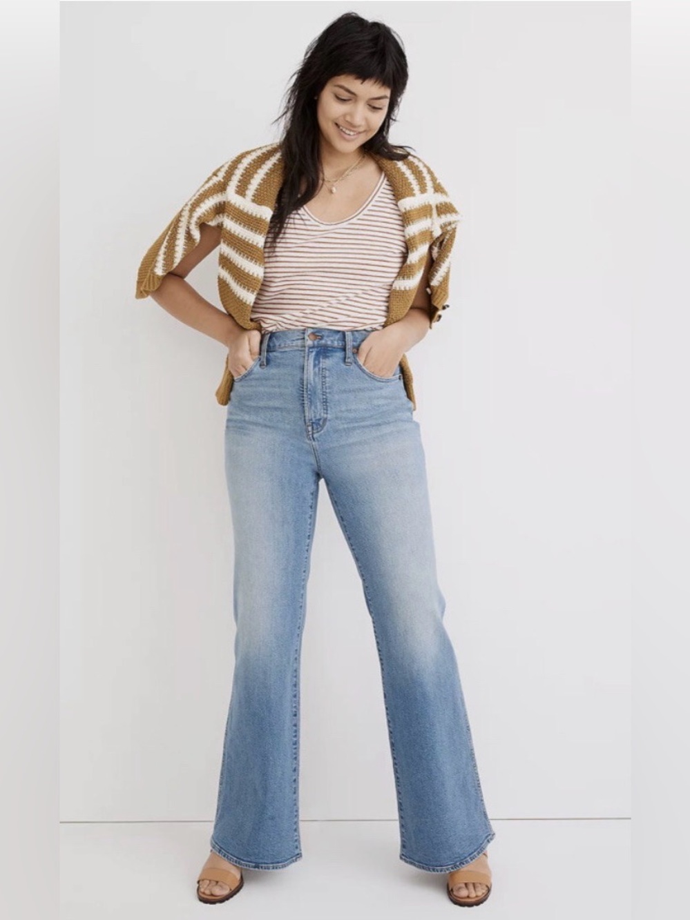 Madewell 11” High Rise Flare Jeans
